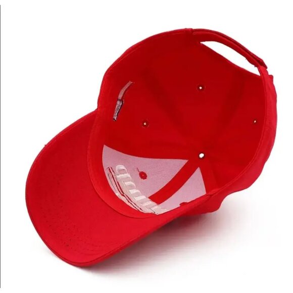TRUMP 2024 "TAKE AMERICA BACK" Embroidered Baseball Cap - Adjustable - NEW - Red - Picture 4 of 4